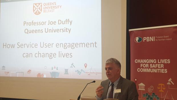 Professor Joe Duffy, speaking at the CONNECT Newsletter launch.