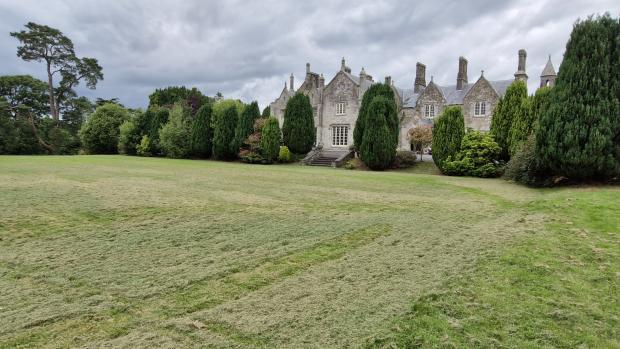 Photo of Parkanaur Trust grounds which are cut and maintained by Probation's Community Service